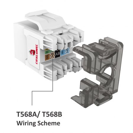 Роз'єм Keystone на 180 градусів зі схемою підключення